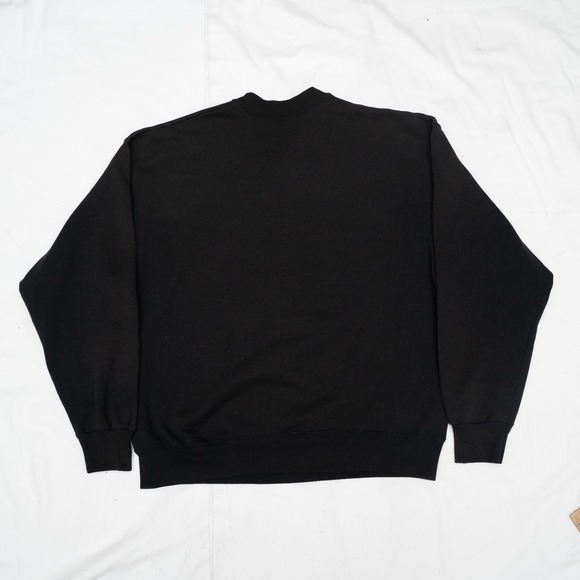 Vintage 1991 Susan Costello Sweatshirt XL Black Totem Pole Aztec Indian Pop Art - Picture 8 of 8